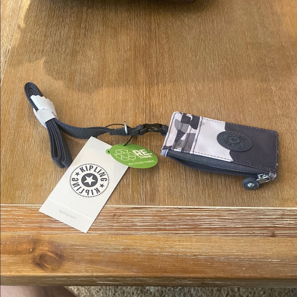 Kipling AC8247 Leroy Lanyard Cool Camo Grey
